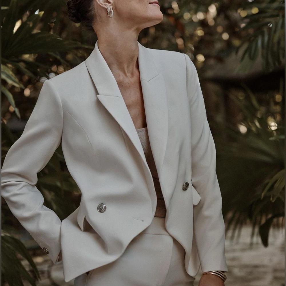 WHBM Cropped Studio Blazer-NWT